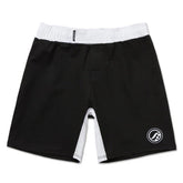 BJJ NoGI Shoyoroll Atlas Competitor Training Fitted Shorts Black